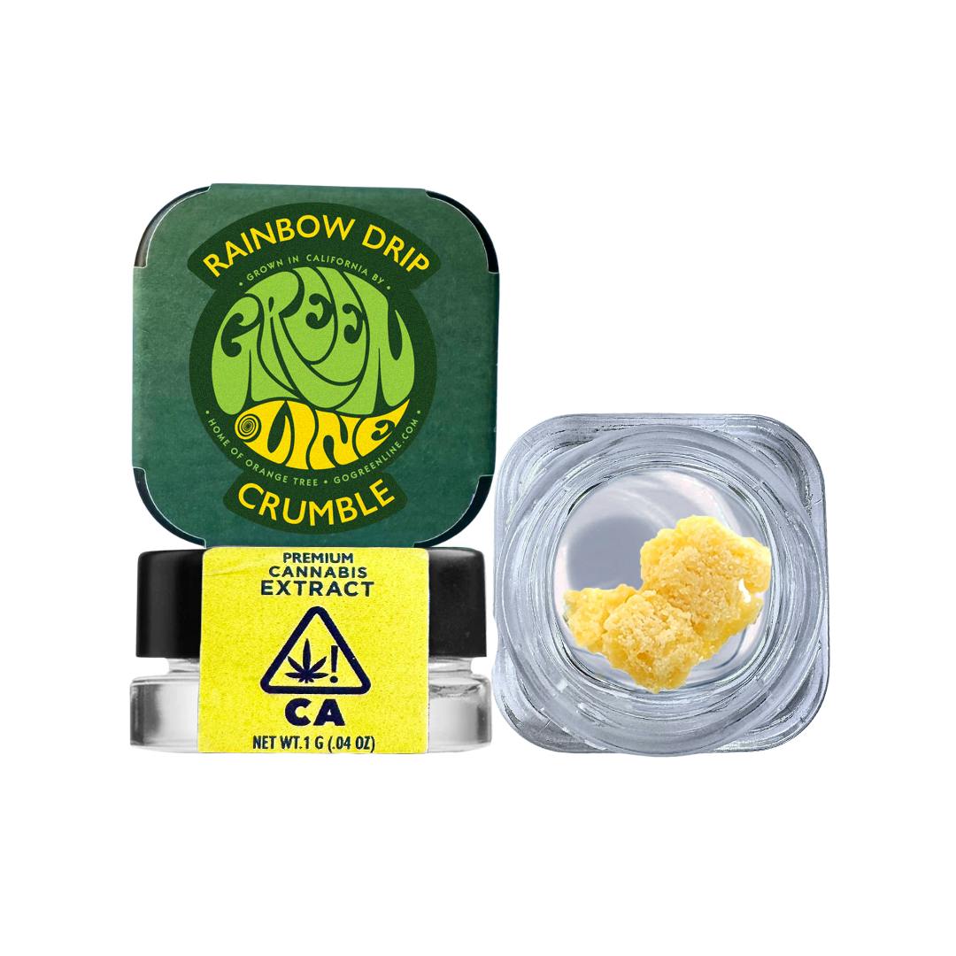 Greenline - Rainbow Drip - Crumble - Extract - Hybrid - 1g - 1