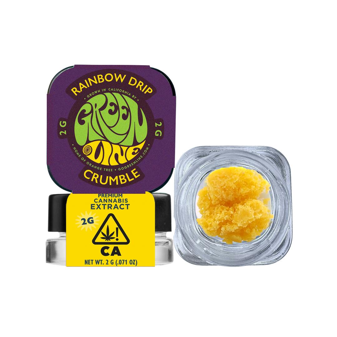 Greenline - Rainbow Drip - Crumble - Extract - Hybrid - 2g - 1