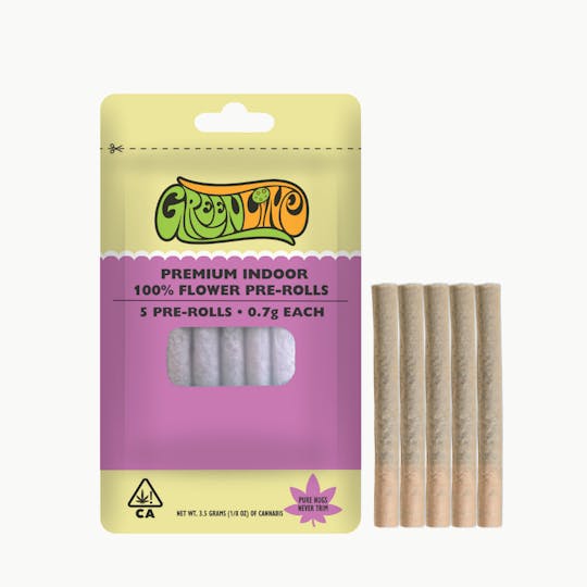 Greenline - Madd Fruit - Pre-Roll 5 Pack - Hybrid - 0.7g Each (3.5g Total) - 1