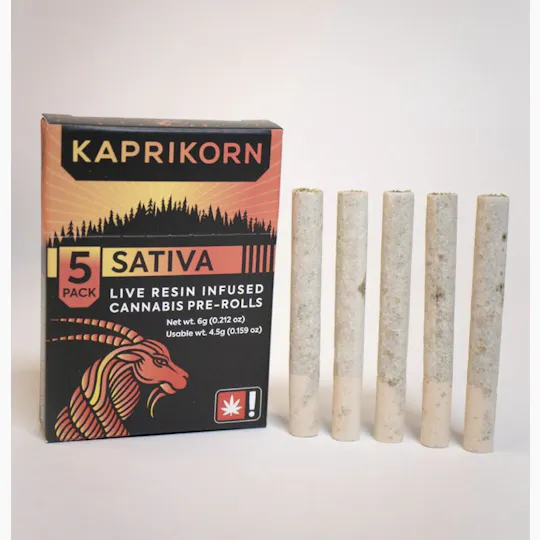 Kaprikorn - Chicken & Waffles + Sour Skunk | Infused Joints | 0.9g each | 5pk - 1