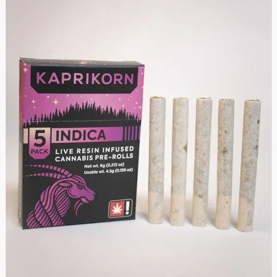 Kaprikorn - 100 Rackz + Zoy Sauce | Infused Joints | 0.9g each | 5pk - 1