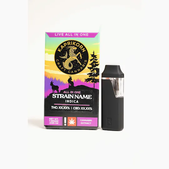 Kaprikorn - Kaprikorn | Dark Queen | Live Resin Disposable | 1g - 1