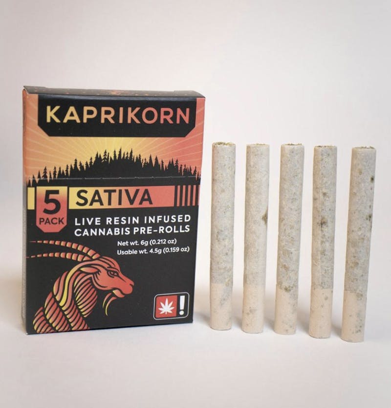 Kaprikorn - Pineapple Candy + Lemon Juice | Infused Joints | 0.9g each | 5pk - 1
