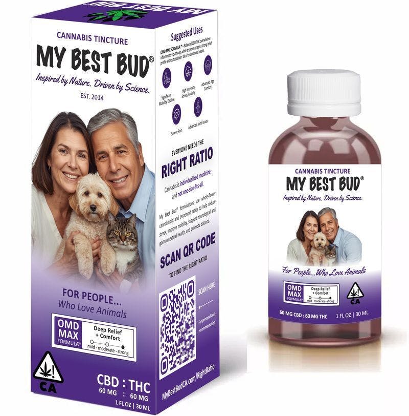 My Best Bud VET - OMD Max (Enhanced | 1:1 CBD:THC Reserve) - 1