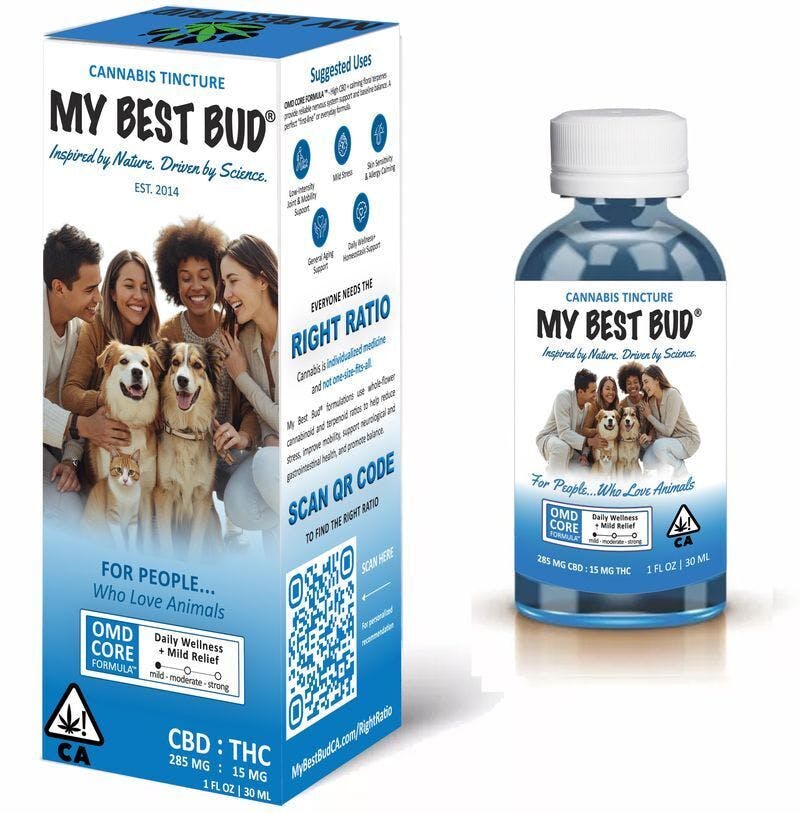 My Best Bud VET - OMD Core 240mg CBD:60mg THC 1 fl oz - 1