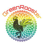 Green Rooster - T-Shirt – Pride – White – L - 1