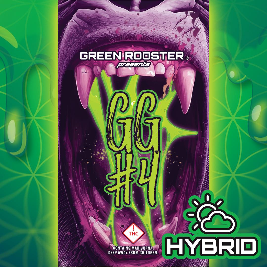 Green Rooster - Vape Cartridge – 510 Thread – Distillate – GG#4 – 1g - 1