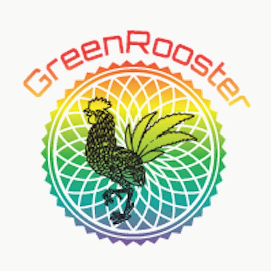 Green Rooster - T-Shirt – Pride – White – 2XL - 1