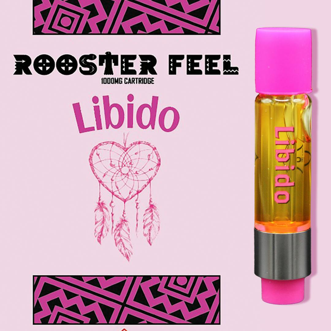 Green Rooster - Vape Cartridge – 510 Thread – Distillate – Libido – 1g - 1