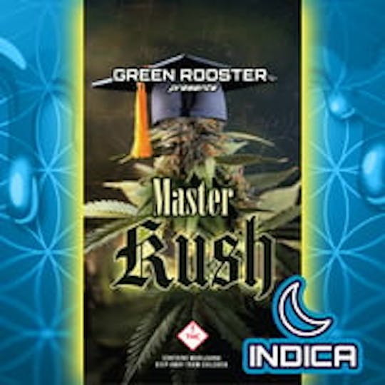 Green Rooster - Vape Cartridge – 510 Thread – Distillate – Master Kush – 1g - 1