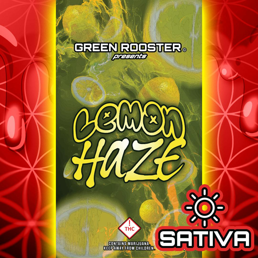 Green Rooster - Vape Cartridge – 510 Thread – Distillate – Lemon Haze – 1g - 1