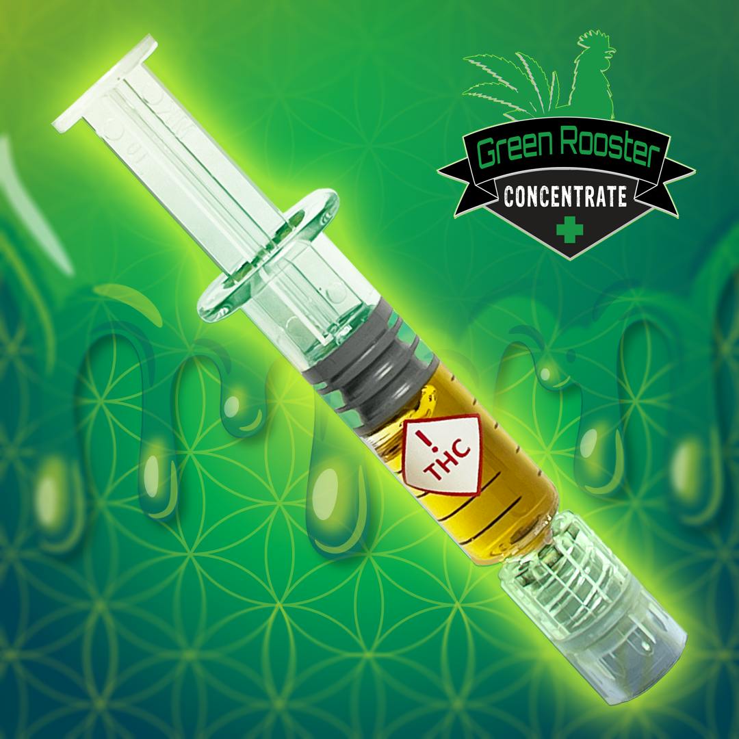 Green Rooster - Concentrates – Syringe – Fruity Pebbles– 1g - 1