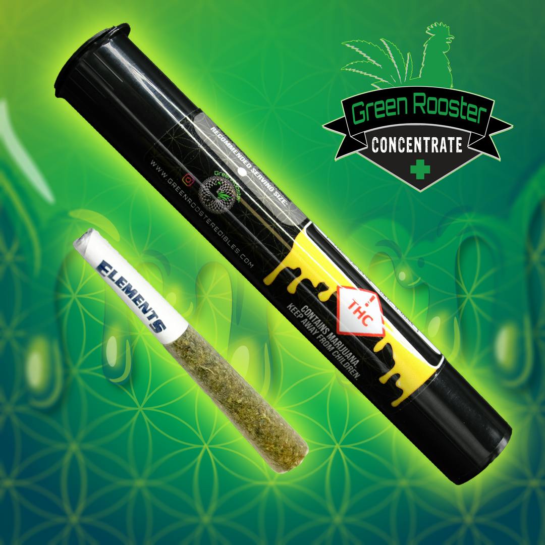 Green Rooster - Infused Pre-Roll – Super Daddy – 1g - 1