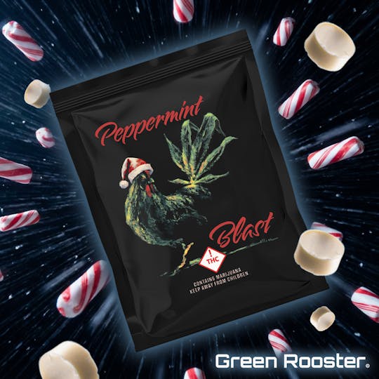 Green Rooster - Edibles – Chocolates – Peppermint Blast – 500mg – 10pk - 1
