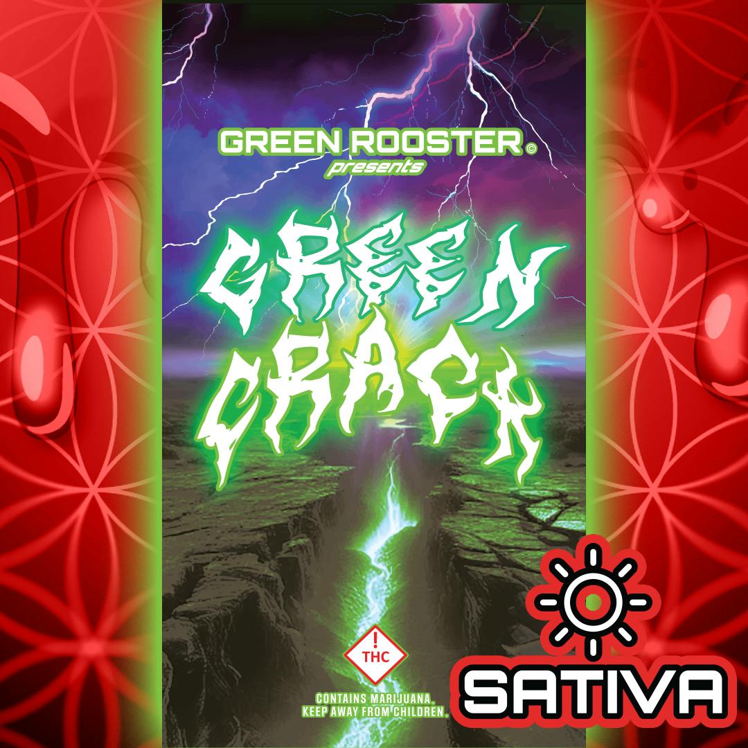 Green Rooster - Vape Cartridge – 510 Thread – Distillate – Green Crack – 1g - 1