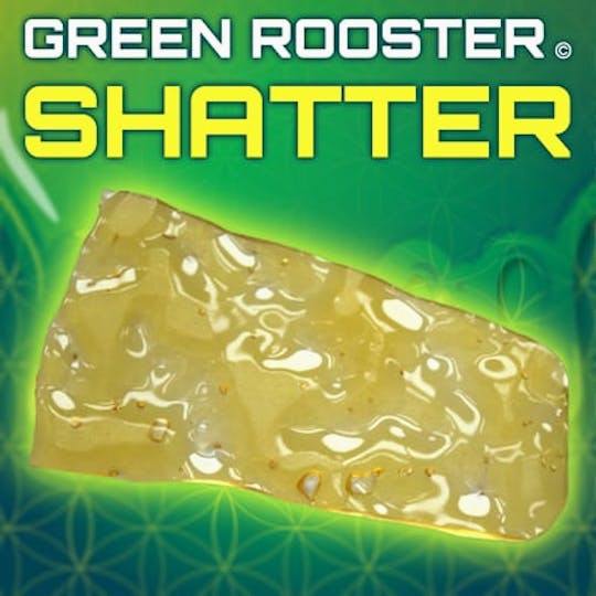 Green Rooster - Concentrates – Shatter Slab – Papaya Bomb – 4g - 1