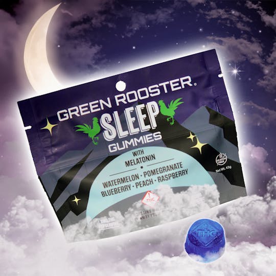 Green Rooster - Edibles – Gummies – Sleep – 100mg – 10pk - 1