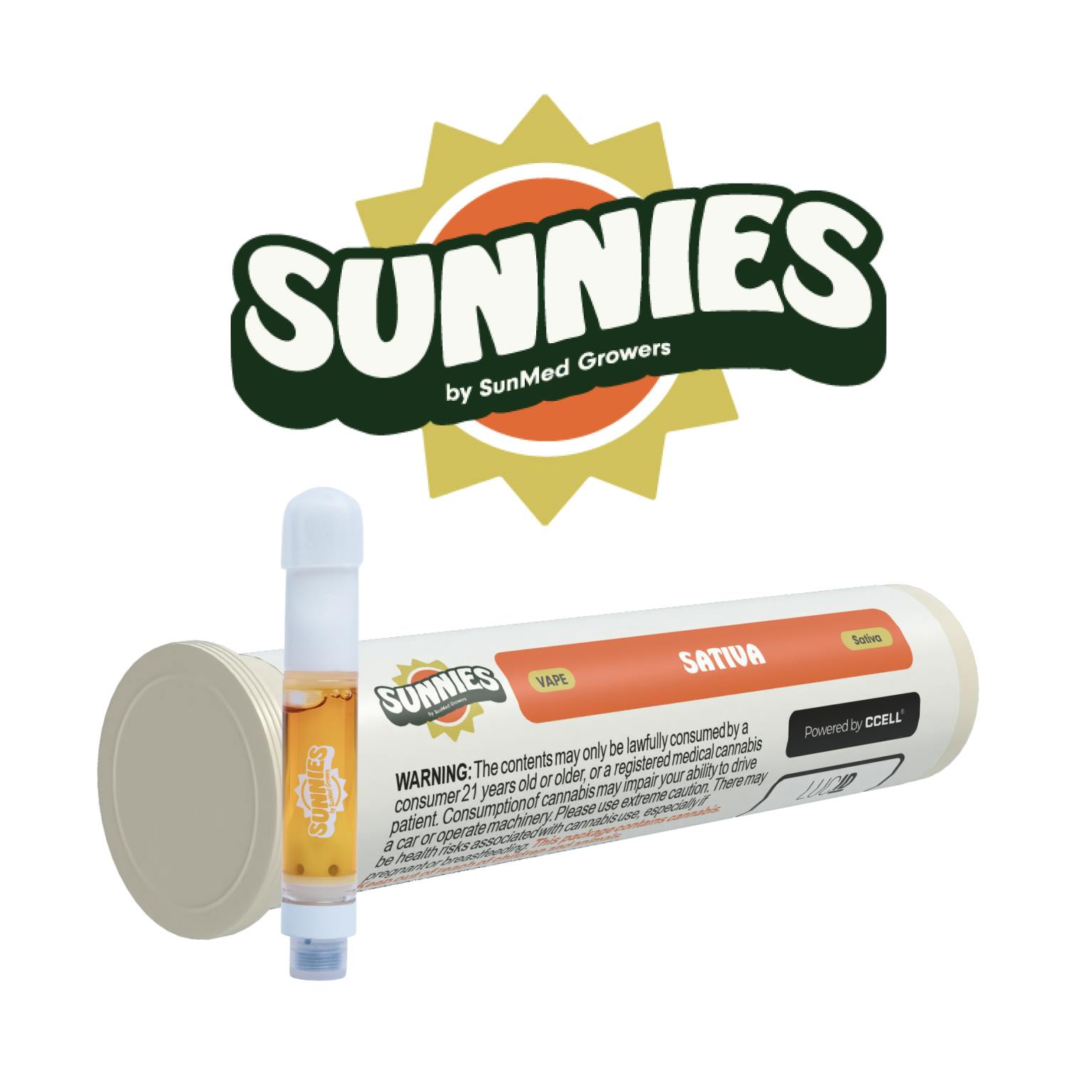 SunMed Growers - Super Sour Peach Distillate Vape 1.0g - 1