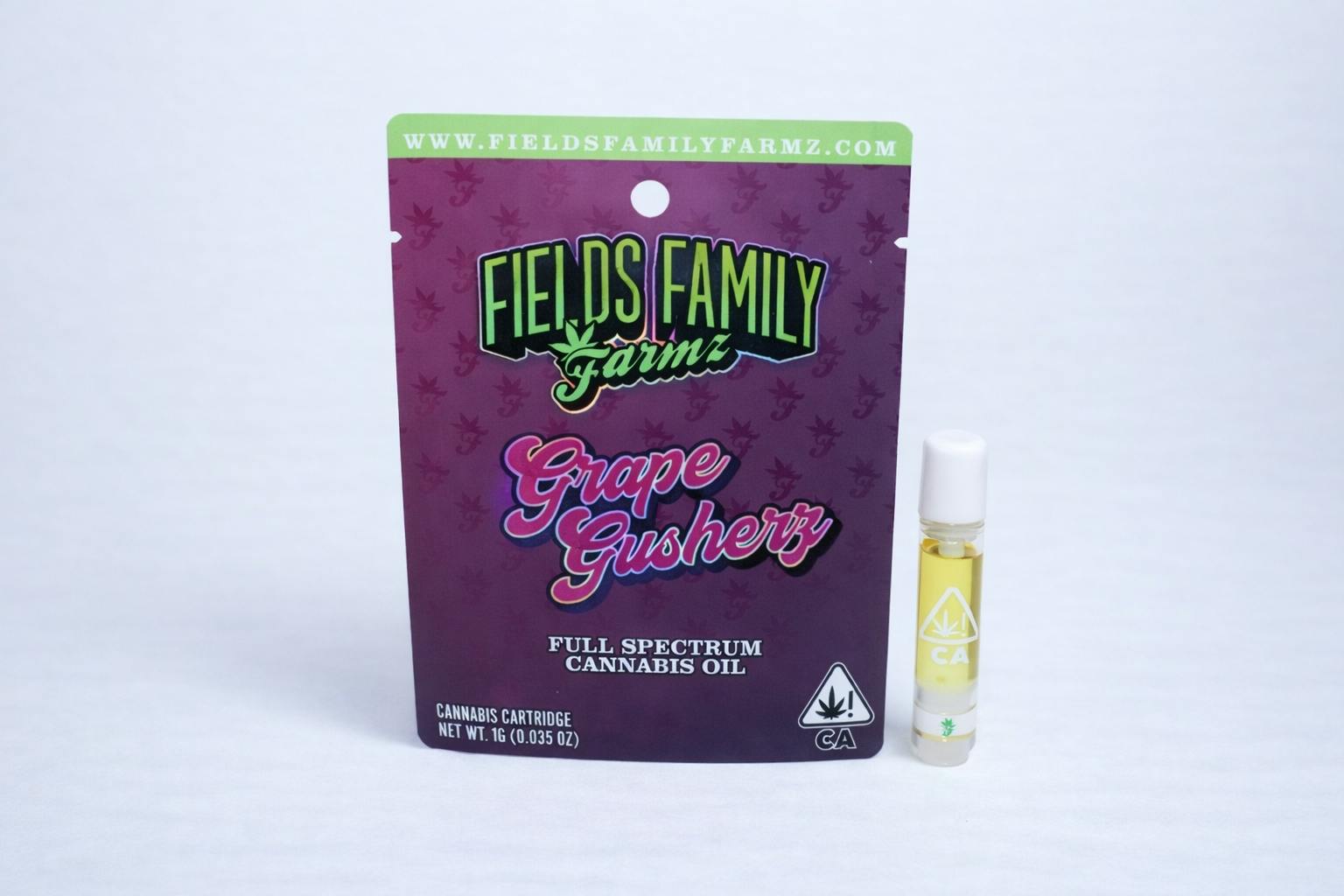 Fields Family Farmz - Grape Gusherz - 1G Full Spectrum Cartridge - 1