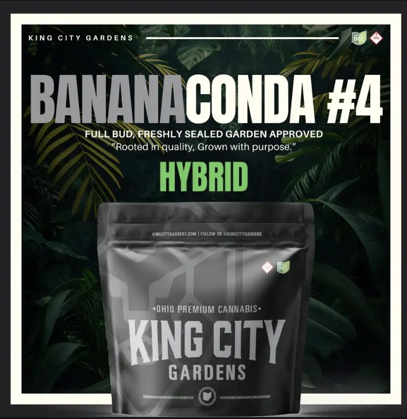 King City Gardens - King City Gardens | Silver | Bananaconda #4 - Flower Smalls 2.83g - 1