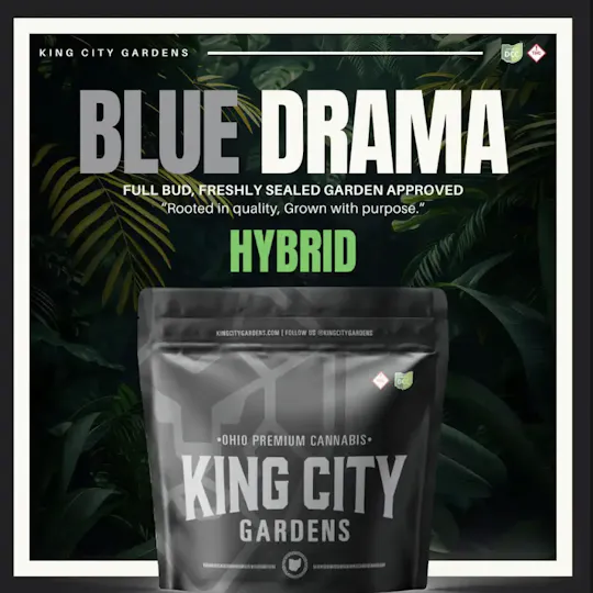 King City Gardens - King City Gardens | Silver | Blue Drama - Flower Smalls 2.83g - 1