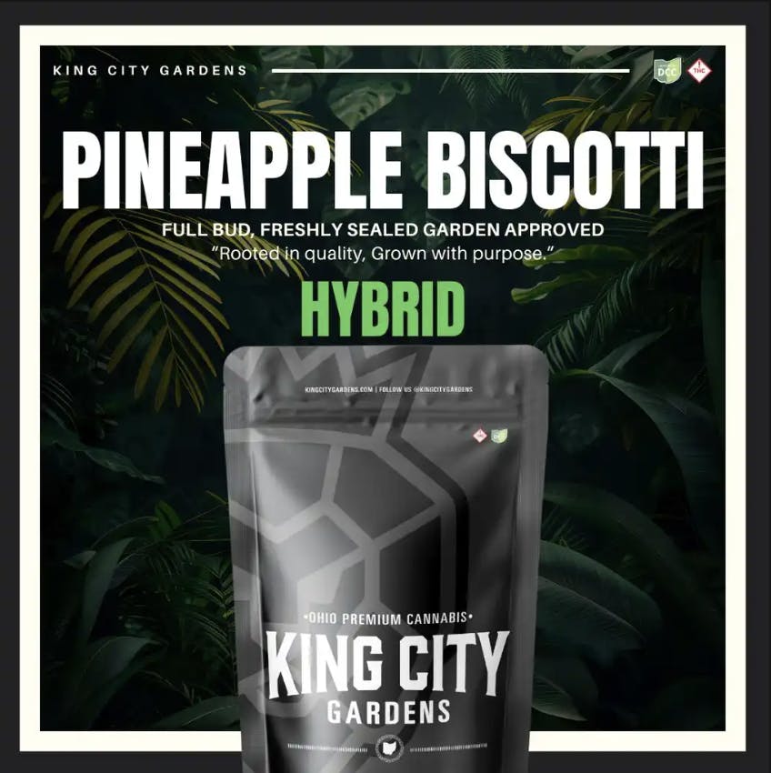 King City Gardens - King City Gardens | Premium Flower | Pineapple Biscotti - 14.15g - 1