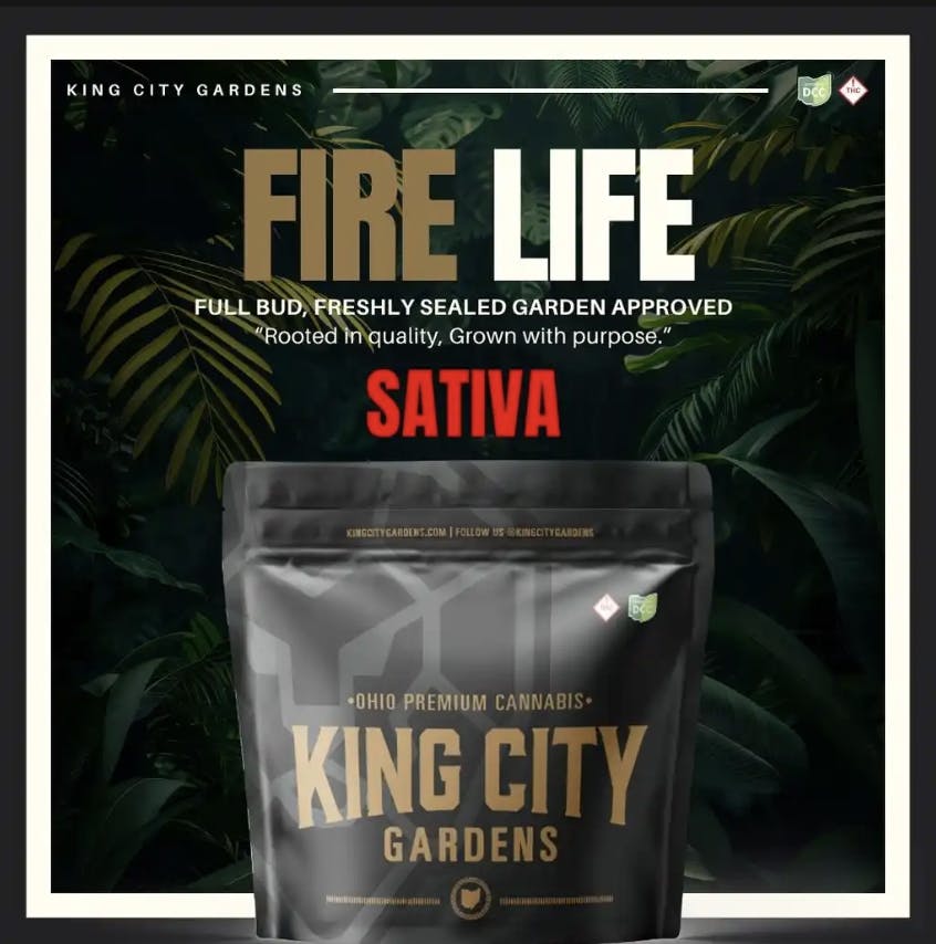 King City Gardens - King City Gardens | Gold | Fire Life - Flower 2.83g - 1