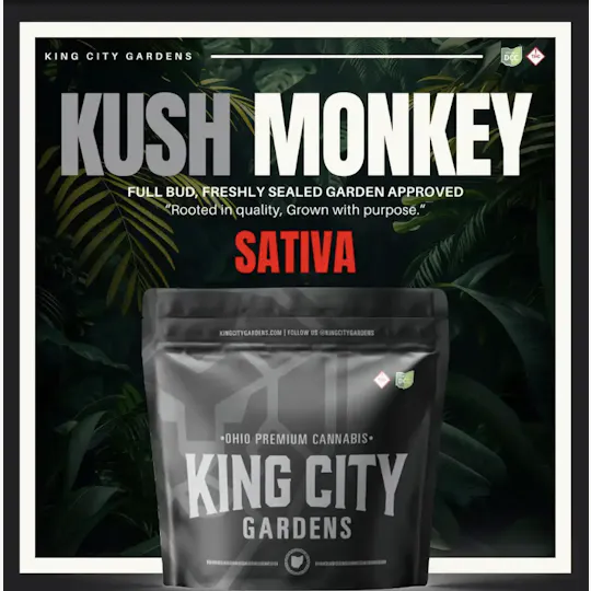 King City Gardens - King City Gardens | Silver | Kush Monkey - Flower Smalls 2.83g - 1