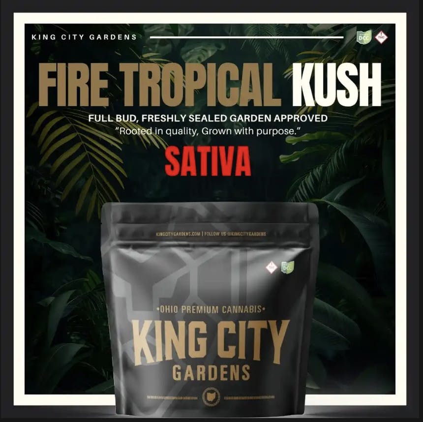 King City Gardens - King City Gardens | Gold | Fire Tropical Kush - Flower 2.83g - 1