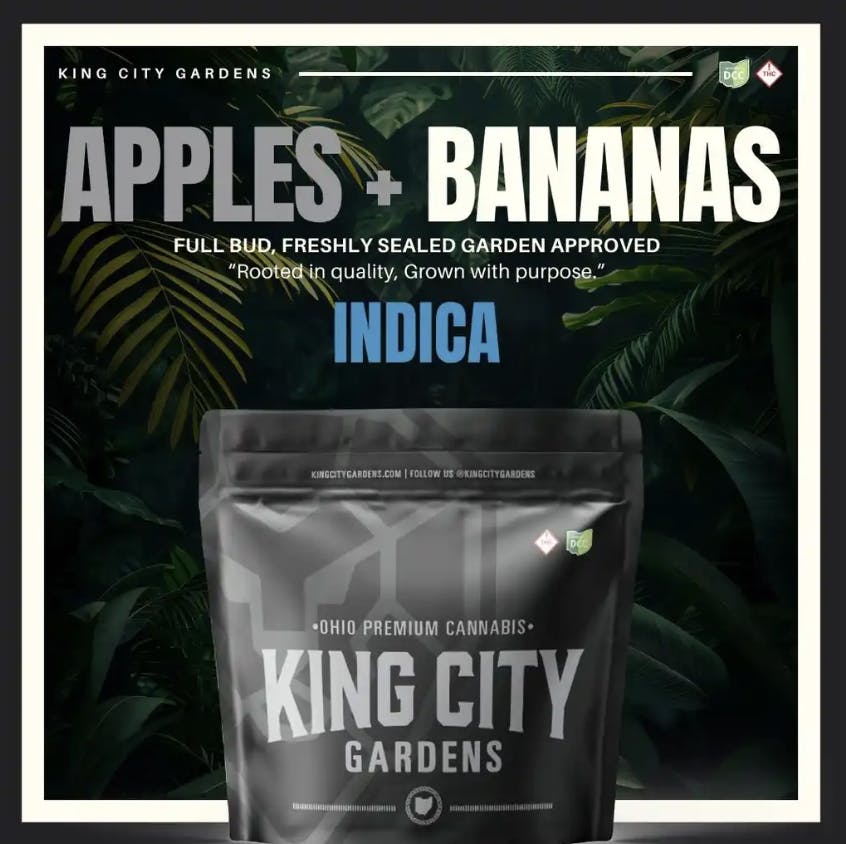 King City Gardens - King City Gardens | Silver | Apples & Banana's - Flower Smalls 2.83g - 1