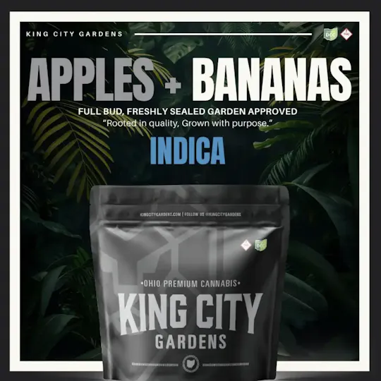 King City Gardens - King City Gardens | Silver | Apples & Banana's - Flower Smalls 2.83g - 1