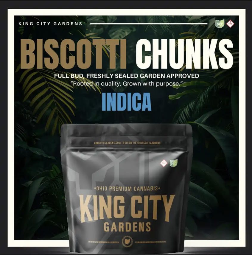 King City Gardens - King City Gardens | Gold | Biscotti Chunks - Flower 2.83g - 1