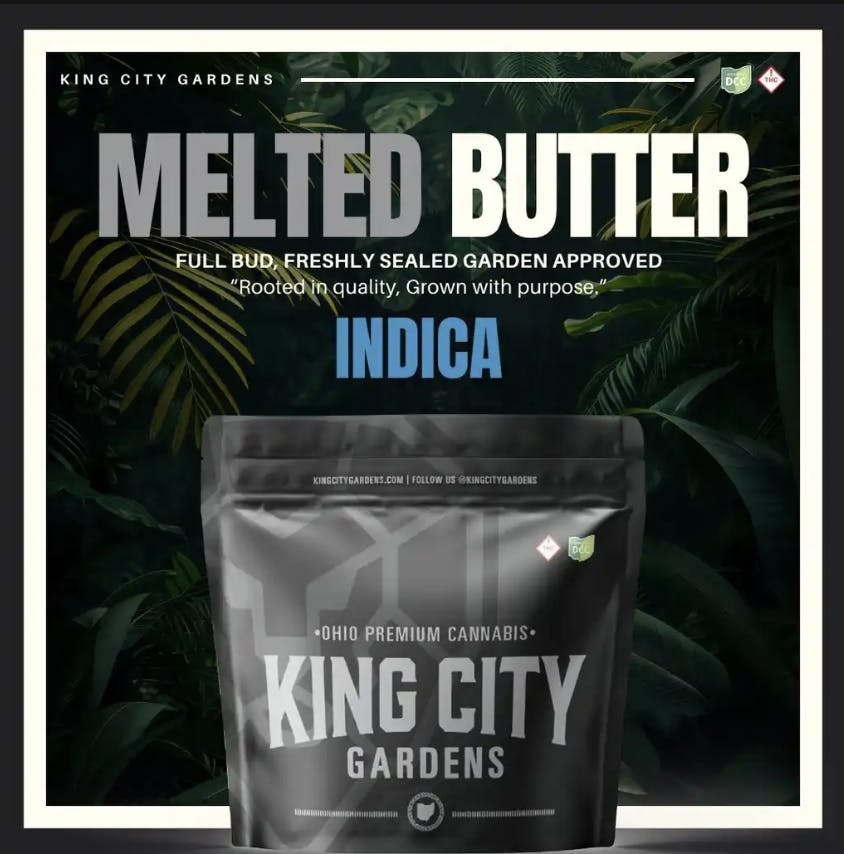King City Gardens - King City Gardens | Silver | Melted Butter - Flower Smalls 2.83g - 1