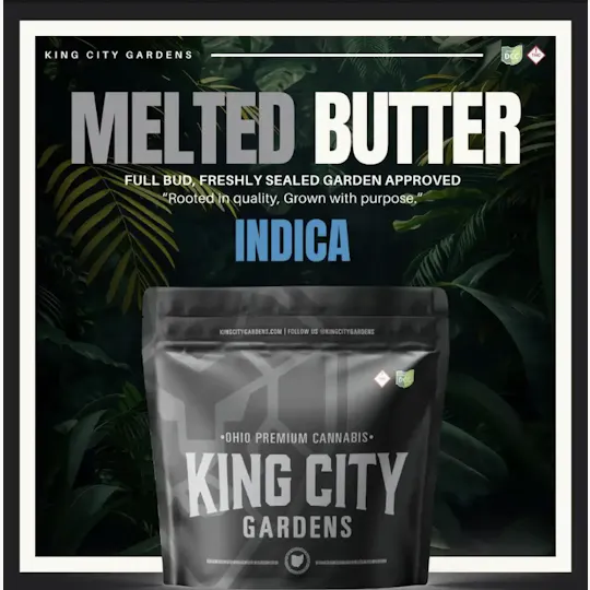 King City Gardens - King City Gardens | Silver | Melted Butter - Flower Smalls 2.83g - 1