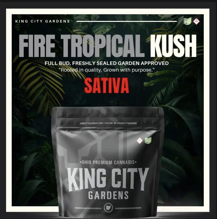 King City Gardens - King City Gardens | Silver | Fire Tropical Kush - Flower Smalls 2.83g - 1