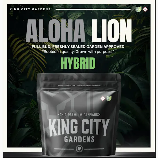 King City Gardens - King City Gardens | Silver | Aloha Lion Flower - Flower Smalls 2.83g - 1