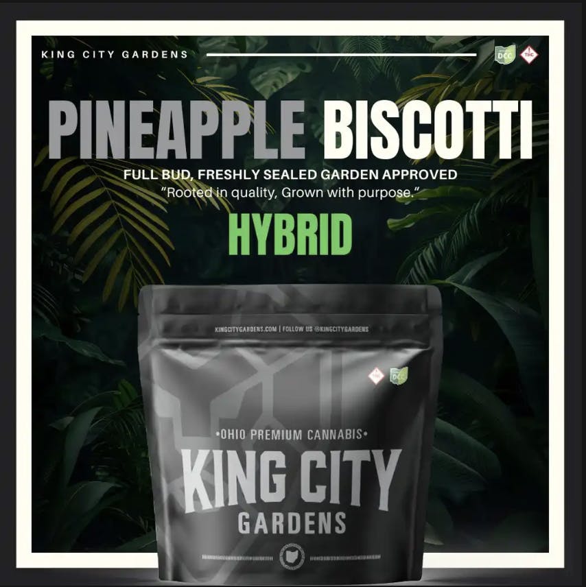 King City Gardens - King City Gardens | Silver | Pineapple Biscotti - Flower Smalls 2.83g - 1