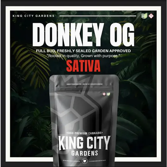 King City Gardens - King City Gardens | Premium Flower | Donkey OG - 14.15g - 1