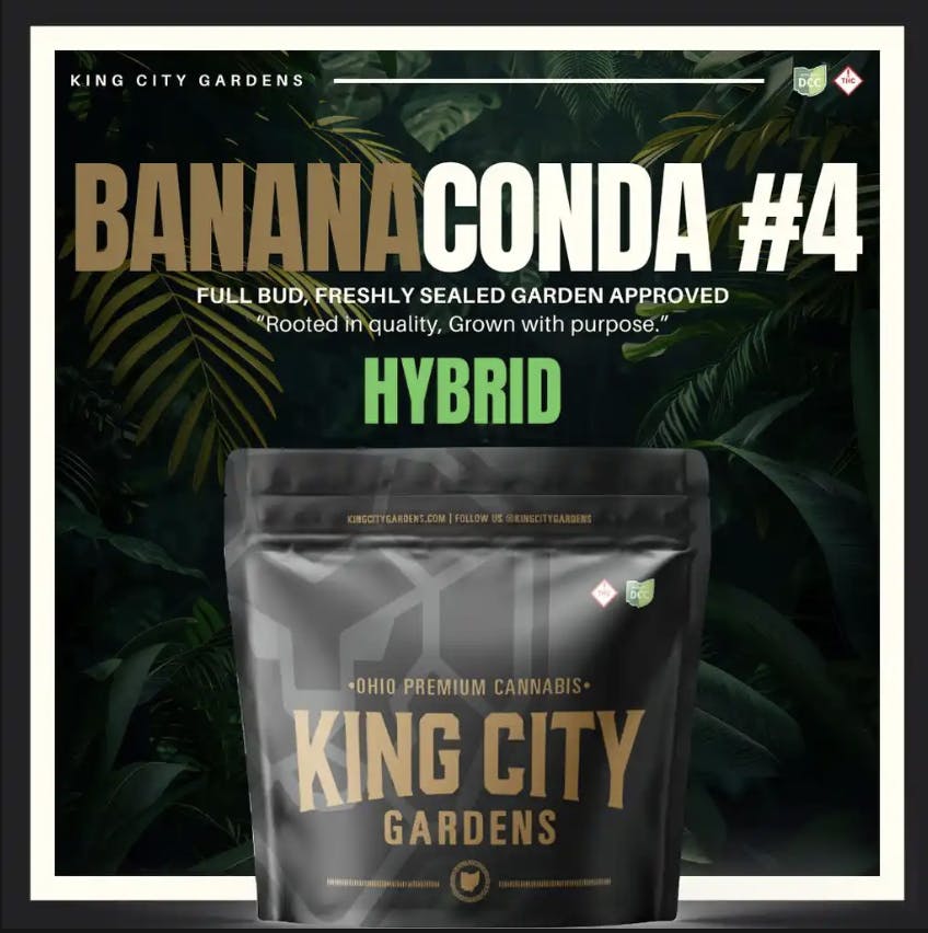 King City Gardens - King City Gardens | Gold | Bananaconda #4 - Flower 2.83g - 1