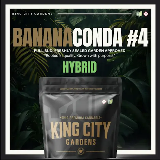 King City Gardens - King City Gardens | Gold | Bananaconda #4 - Flower 2.83g - 1