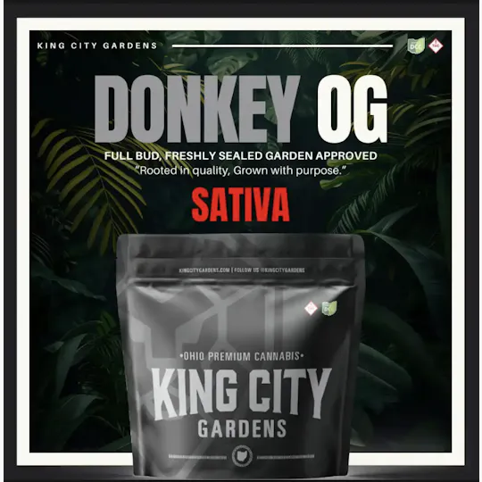 King City Gardens - King City Gardens | Silver | Donkey OG - Flower Smalls 2.83g - 1