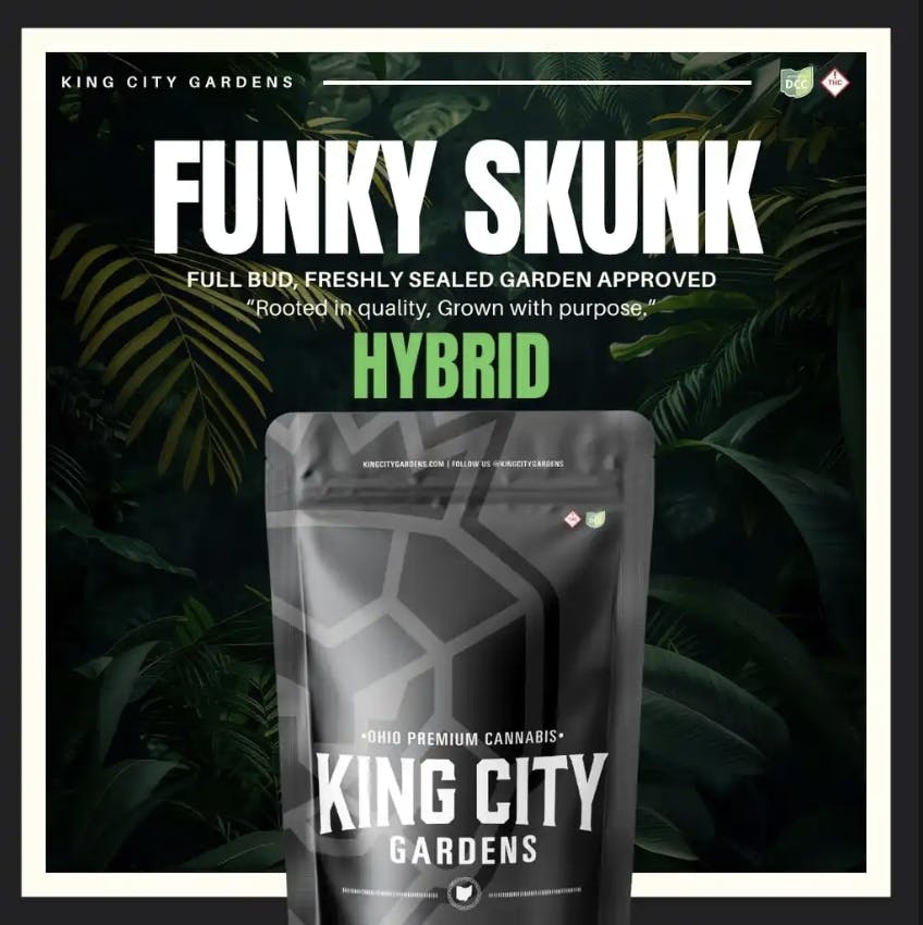King City Gardens - King City Gardens | Premium Flower | Funky Skunk - 14.15g - 1