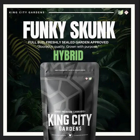 King City Gardens - King City Gardens | Premium Flower | Funky Skunk - 14.15g - 1