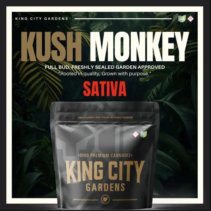 King City Gardens - King City Gardens | Gold | Kush Monkey - Flower 2.83g - 1