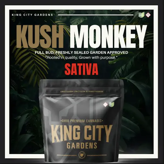 King City Gardens - King City Gardens | Gold | Kush Monkey - Flower 2.83g - 1