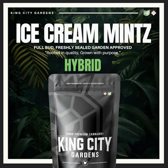 King City Gardens - King City Gardens | Premium Flower | Ice Cream Mintz - 14.15g - 1