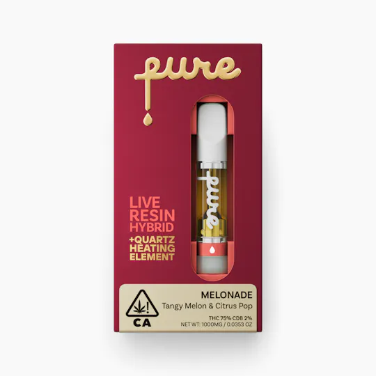 Pure Vape - Pure Live Resin 1g Cartridge - Melonade - Hybrid - 1