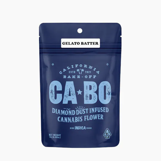 CABO - CABO Diamond Dust Infused 14g Flower - Gelato Batter - Indica - 1