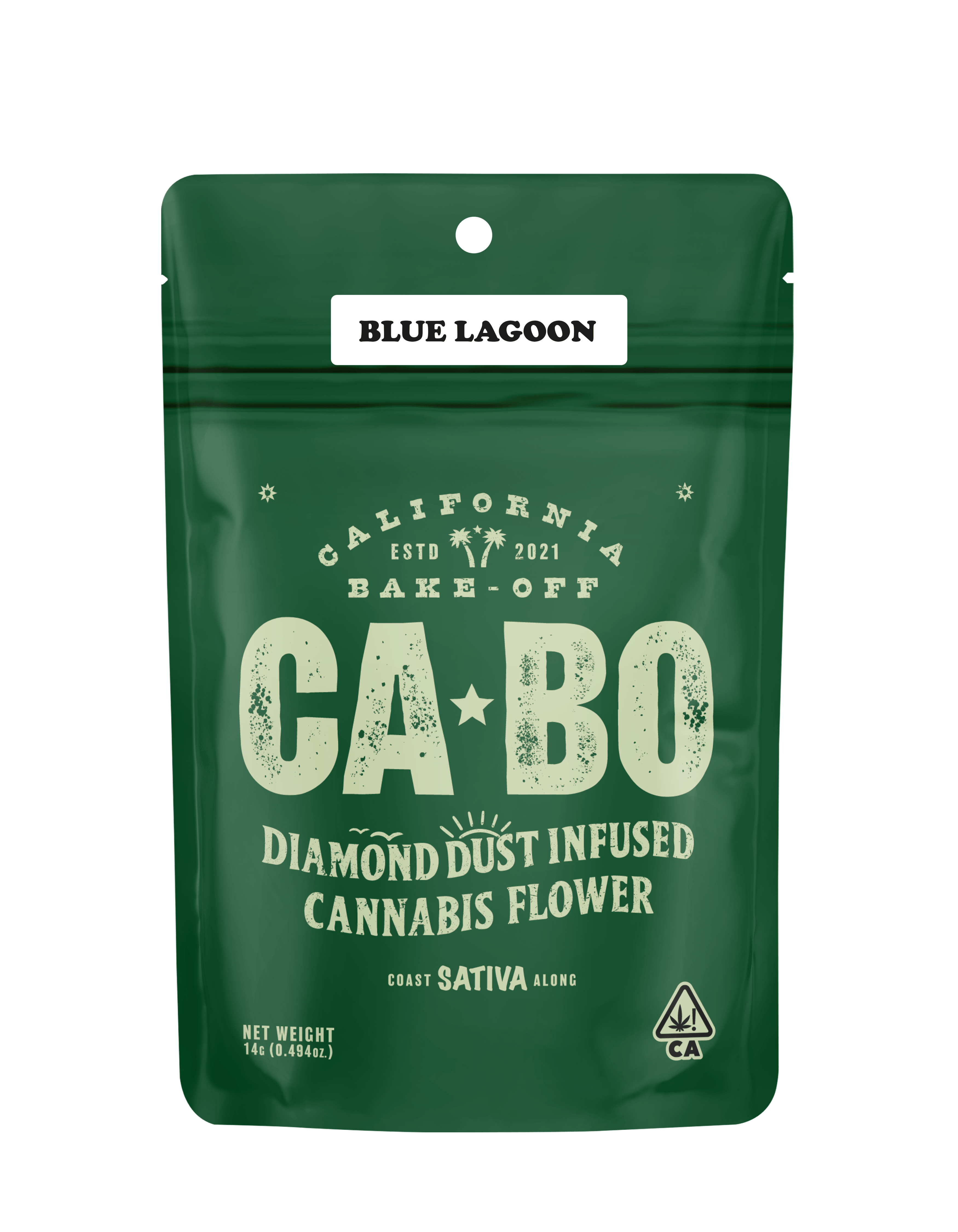 CABO - CABO Diamond Dust Infused 14g Flower - Blue Lagoon - Sativa - 1