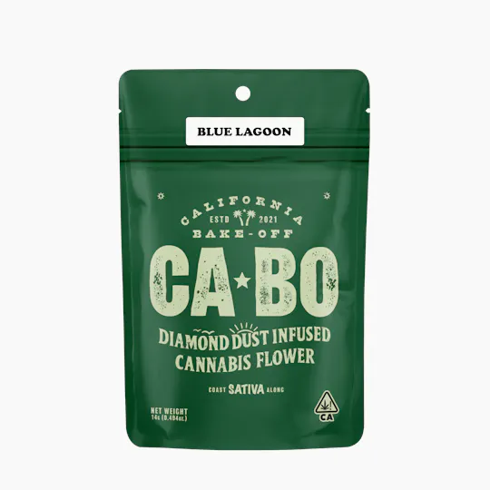 CABO - CABO Diamond Dust Infused 14g Flower - Blue Lagoon - Sativa - 1
